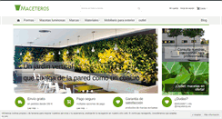 Desktop Screenshot of maceteros.es